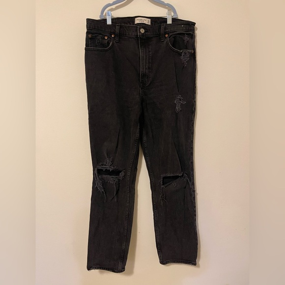 Abercrombie & Fitch Denim - Abercrombie & Fitch 90’s straight ultra high rise jean